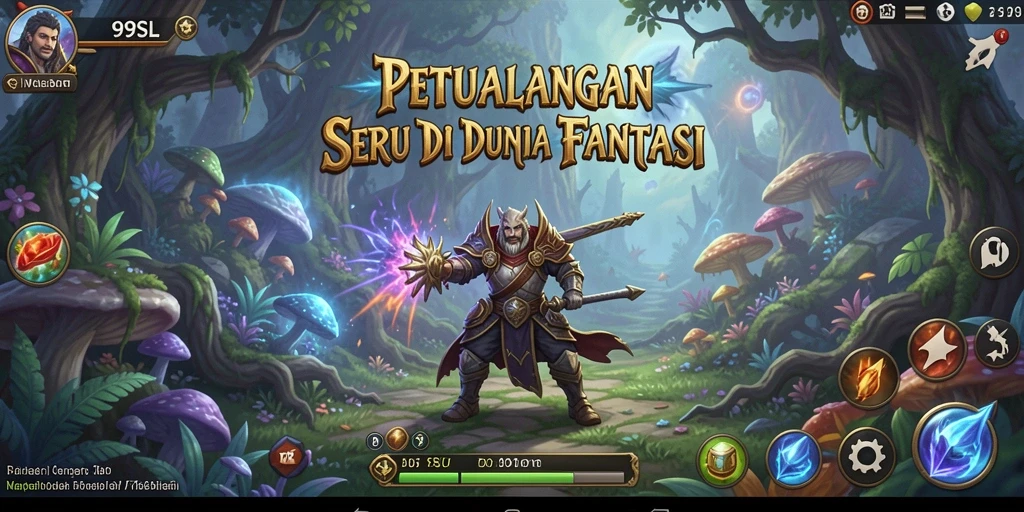 Tangkapan layar dari gameplay seru 99SL yang menunjukkan aksi petualangan.