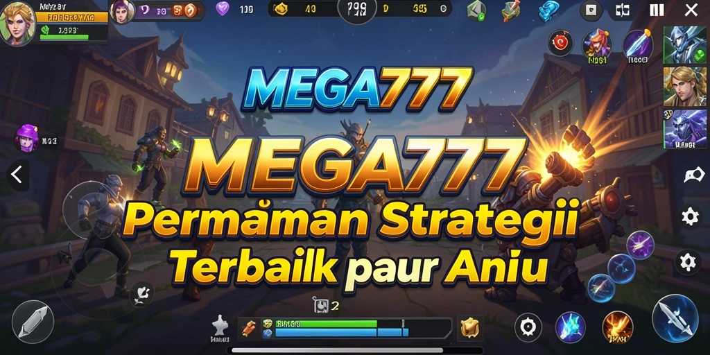 Tampilan gameplay menarik dalam MEGA777 yang menantang dan strategis.