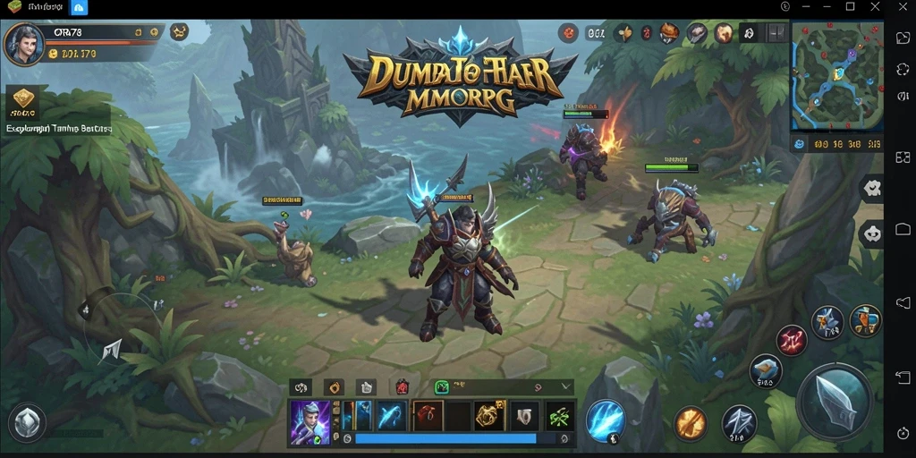 Screenshot gameplay ORA78 menampilkan aksi seru di dunia MMORPG.