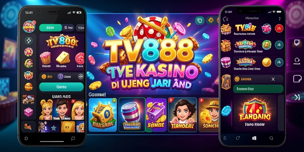 Screenshot TV888 menampilkan aksi seru permainan Kasino.