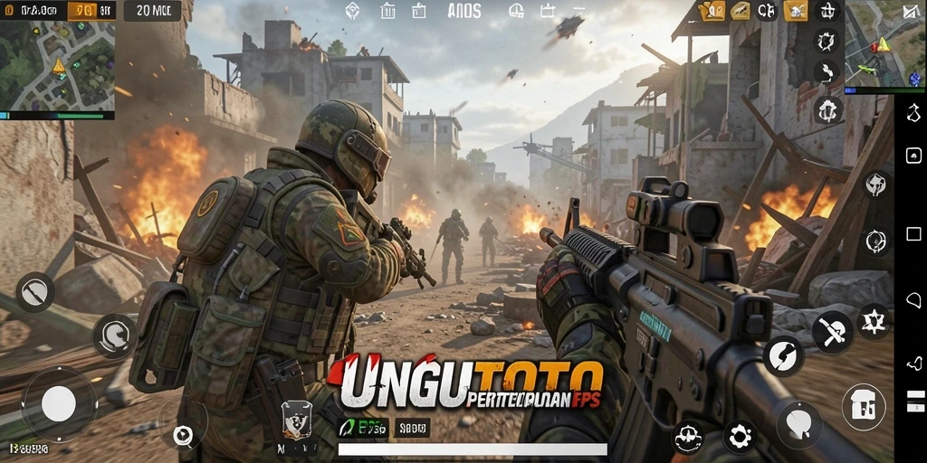 Tampilan gameplay UNGUTOTO yang menegangkan dan penuh aksi.
